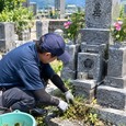 お墓のお掃除代行をご依頼頂きました！